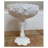 Fenton white cabbage rose compote