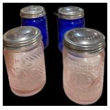 (2) Sets Pink /Blue Peanut Butter S & P