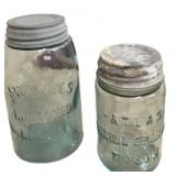 Blue Mason Jars-Swayzees & Strong Shoulder