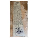 Halloween table runner