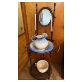 Vintage Washstand & Pitcher & Bowl