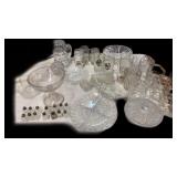 Huge Deal Estate 40 pc Crystal-Salts, Trays,