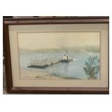 South Pittsburgh Ferry Framed Print