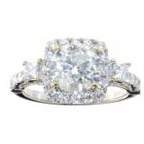 14K White Gold 2.75 ct Round Diamond Ring