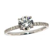 14kt Gold 1.20 ct Brilliant Lab Diamond Ring