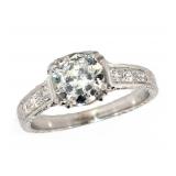 18k Gold 1.18 ct Round Brilliant Diamond Ring