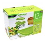 12pc Kitchen Classics Food Storage