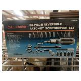 33pc Cal-Hawk Ratchet Screw Driver Set