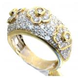 14kt Gold 1.00 ct Pave
