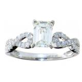 14kt Gold 1.25 ct VS1 Lab Diamond Ring