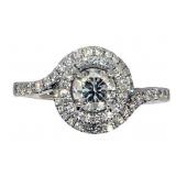 14k Gold 1.22 ct Round Brilliant Diamond Ring