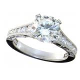 14kt Gold 2.62 ct VS TACORI Lab Diamond Ring