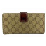Gucci Canvas Leather Wallet