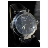 Cartier Pasha De Cartier 38mm Gator Strap Watch