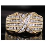 14kt Gold Brilliant 1.00 ct Diamond Ring