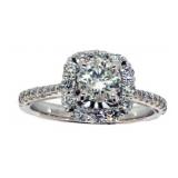 14k Gold 1.34 ct Round Brilliant Diamond Ring