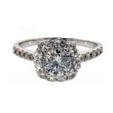 14k Gold 1.36 ct Round Brilliant Diamond Ring