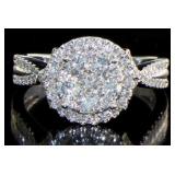 14K Gold 1.00 ct Round Brilliant Diamond Ring