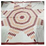 Lone Star Hand Stitched Quilt