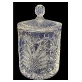 9 " Lead Crystal Biscuit Jar