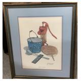 Framed, Signed Print-Bill Granstaff