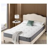 Twin Linen Spa 8 " Gel Memory Foam Mattress in Box