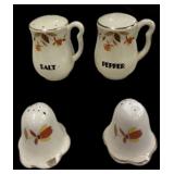 (2) Sets Jewel Tea Salt & Pepper (Small Set