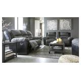 Ashley 29102 Earhart DBL REC Sofa & Love w/Console