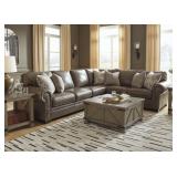 Ashley 58703 Rolesan Leather 2 pc Sectional Sofa