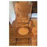 Antique Estate Oak Rocker