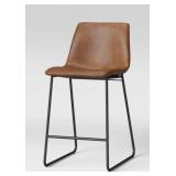 Bowden Faux Leather  Counter Height Barstool