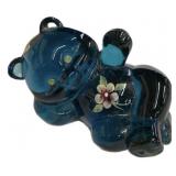 Hand Painted & Signed Fenton Bear