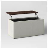 Wallingford  Storage Bench With Pull Out Desk