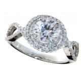 14kt Gold 1.43 ct Brilliant Lab Diamond Ring