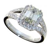 14kt Gold 2.01 ct VS1 Lab Diamond Ring