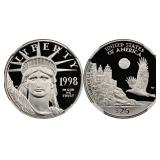 1998 $25 Platinum Coin
