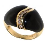 14kt Gold Elegant Diamond Designer Ring