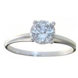 14kt Gold 1.00 ct Brilliant Round Diamond Ring