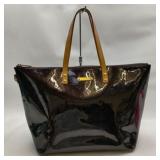 Louis Vuitton LV Hand Bag Purple Vernis