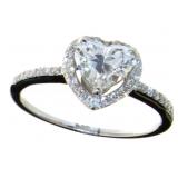 14kt Gold 1.25 ct Brilliant VS Lab Diamond Ring