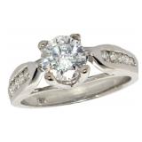 18k Gold 1.51 ct Round Brilliant Diamond Ring