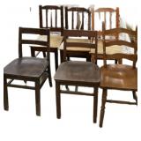 Collection of (8) Odd Chairs