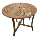 43 " Round Brazilian Eucalyptus Folding Table