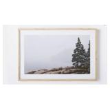 24 x 36 " Foggy Seaside Framed Wall Art