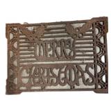 Cast Iron Merry Christmas