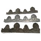 (3) Metal Decorative Moldings