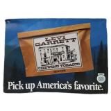 Metal Levi Garrett Adv Sign