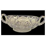 Lead Crystal Trophy Bowl