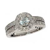 14k Gold 1.05 ct Round Brilliant Diamond Ring