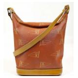 Louis Vuitton Shoulder Bag Brown Leather